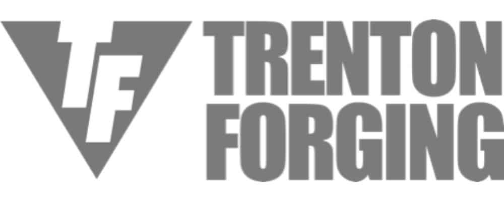 Trenton Forging logo in gray