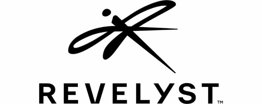 Stylized logo with the word Revelyst