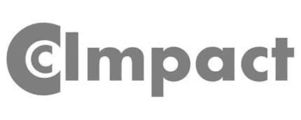 Stylized text logo for 'Impact'
